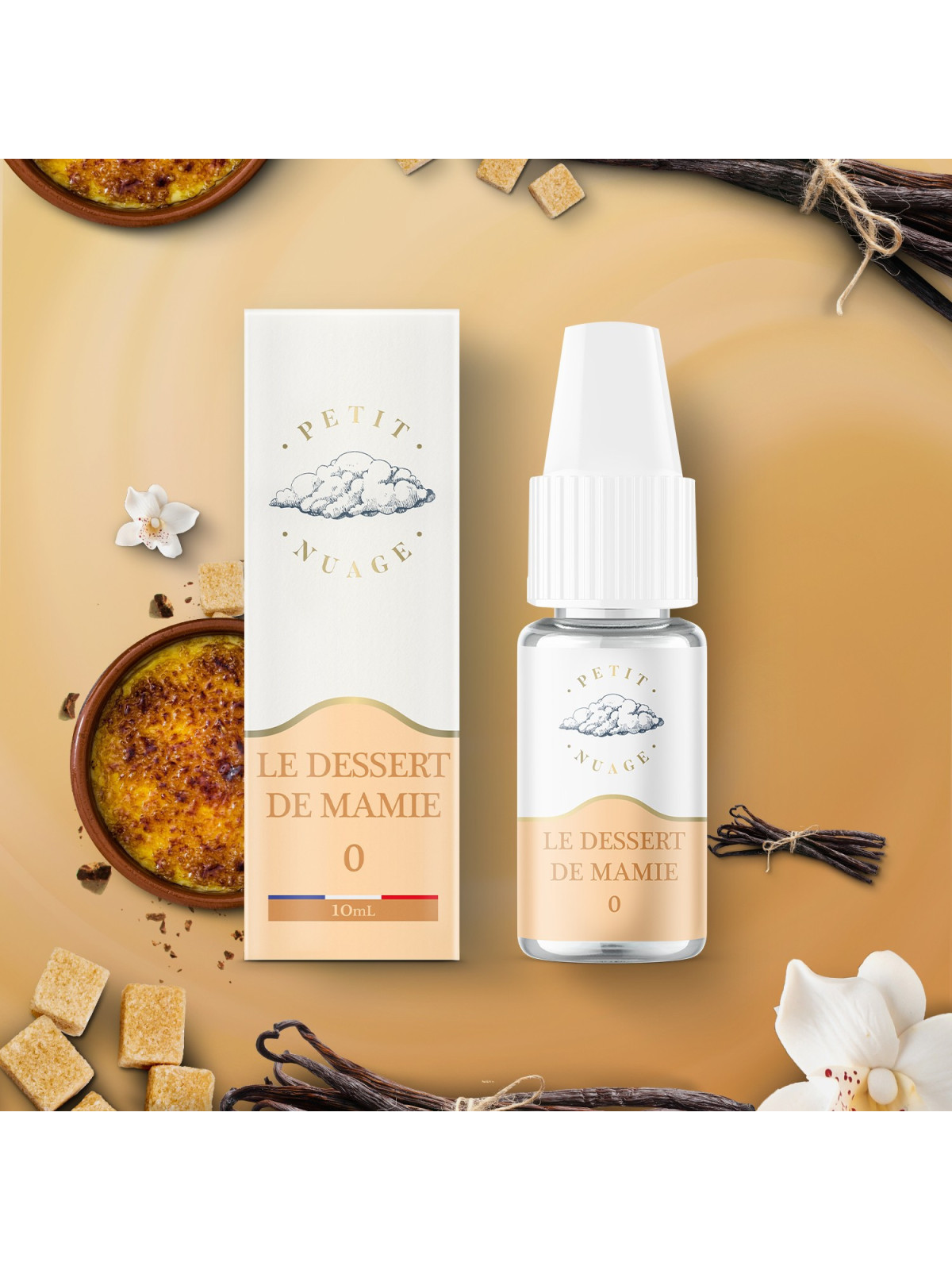 E LIQUIDE PETIT NUAGE LE DESSERT DE MAMIE 10ML - LEVEST--alavape.com