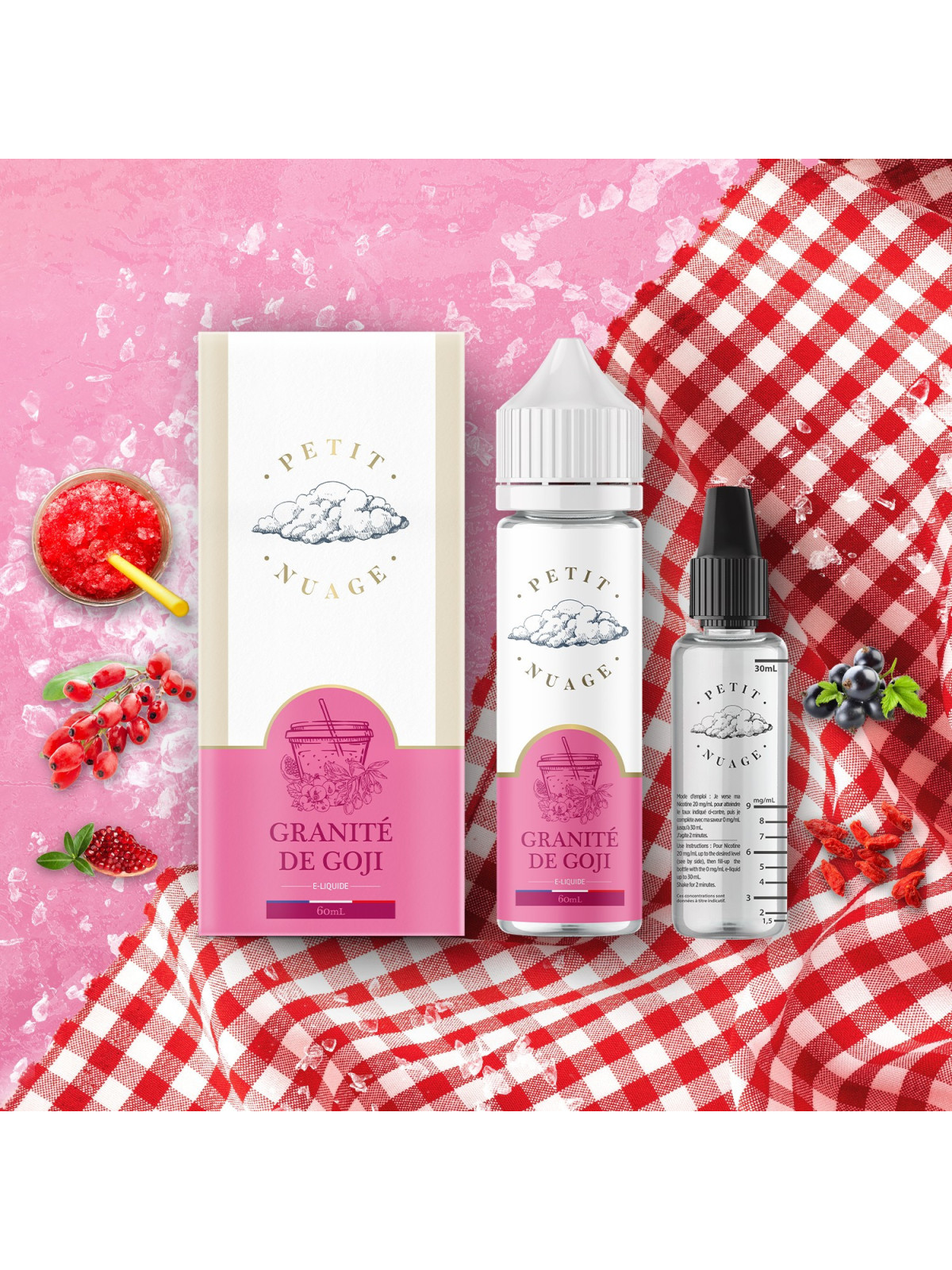 E LIQUIDE PETIT NUAGE GRANITÉ DE GOJI 60ML - LEVEST--alavape.com