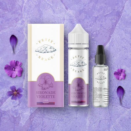 E LIQUIDE PETIT NUAGE SIRONADE VIOLETTE 60ML - LEVEST--alavape.com