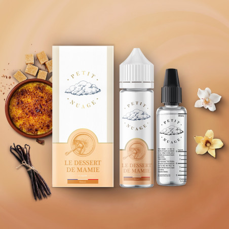 E LIQUIDE PETIT NUAGE LE DESSERT DE MAMIE 60ML - LEVEST--alavape.com