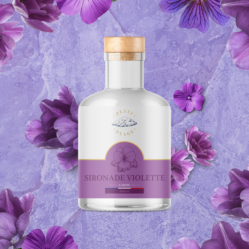 E LIQUIDE PETIT NUAGE SIRONADE VIOLETTE 200ML ÉDITION LIMITÉE - LEVEST--alavape.com