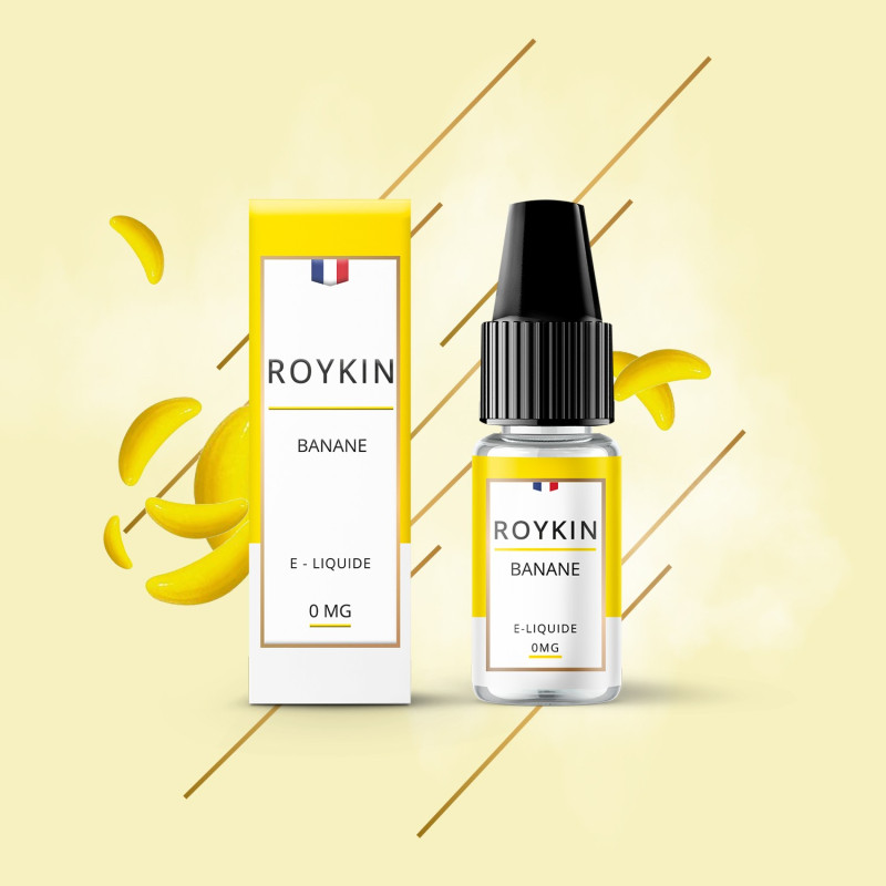 E LIQUIDE ROYKIN BANANE 10ML - LEVEST--alavape.com