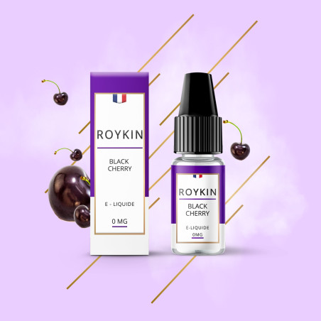 E LIQUIDE ROYKIN BLACK CHERRY 10ML - LEVEST--alavape.com
