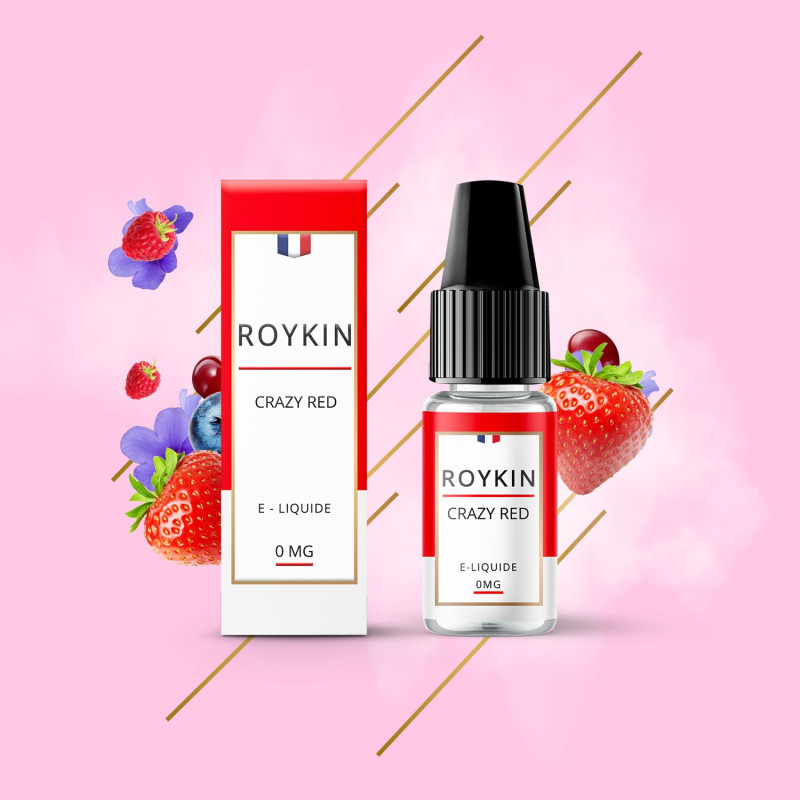 E LIQUIDE ROYKIN CRAZY RED 10ML - LEVEST--alavape.com