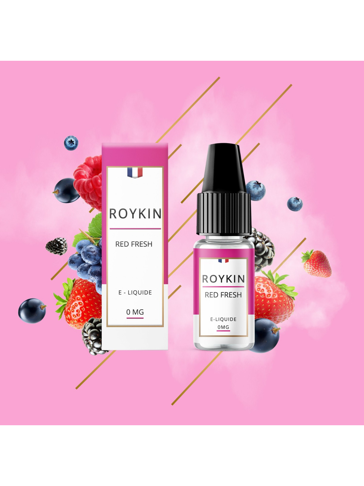 E LIQUIDE ROYKIN RED FRESH 10ML - LEVEST--alavape.com