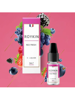 E LIQUIDE ROYKIN RED FRESH 10ML SEL DE NICOTINE - LEVEST--alavape.com