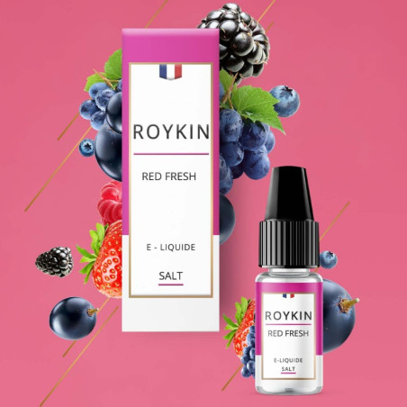 E LIQUIDE ROYKIN RED FRESH 10ML SEL DE NICOTINE - LEVEST--alavape.com