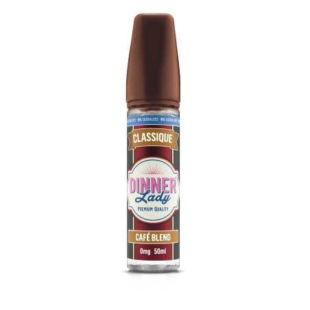 E LIQUIDE CAFÉ BLEND 50ML - DINNER LADY--alavape.com