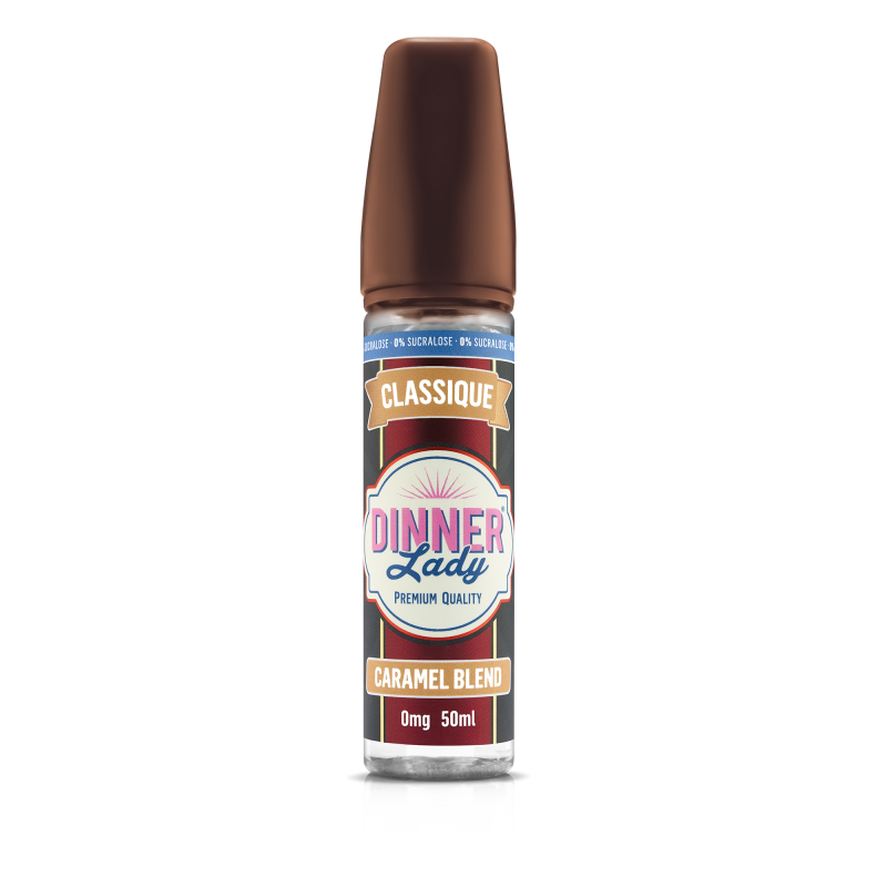 E LIQUIDE CARAMEL BLEND 50ML - DINNER LADY--alavape.com