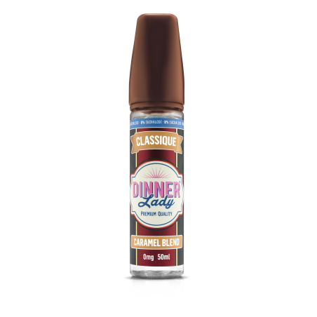 E LIQUIDE CARAMEL BLEND 50ML - DINNER LADY--alavape.com