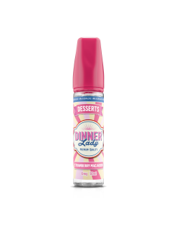 E LIQUIDE STRAWBERRY MACAROON 50ML - DINNER LADY--alavape.com