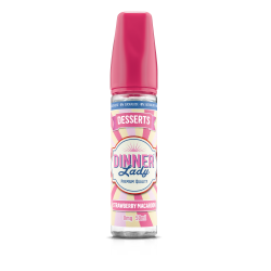 E LIQUIDE STRAWBERRY MACAROON 50ML - DINNER LADY--alavape.com