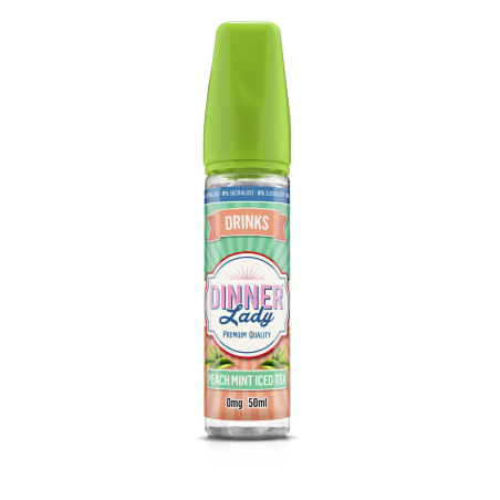 E LIQUIDE PEACH MINT ICED TEA 50ML - DINNER LADY--alavape.com