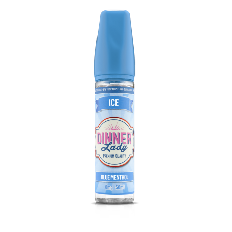 E LIQUIDE BLUE MENTHOL 50ML - DINNER LADY--alavape.com