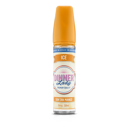 E LIQUIDE SUN TAN MANGO 50ML - DINNER LADY--alavape.com