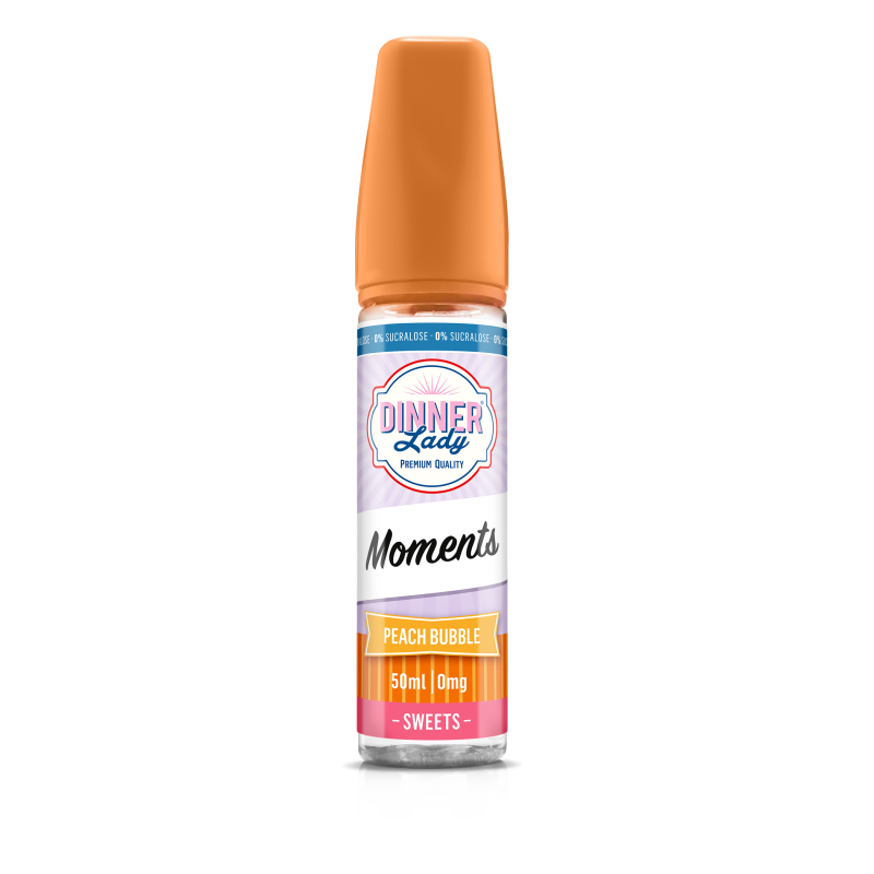 E LIQUIDE PEACH BUBBLE 50ML - DINNER LADY--alavape.com