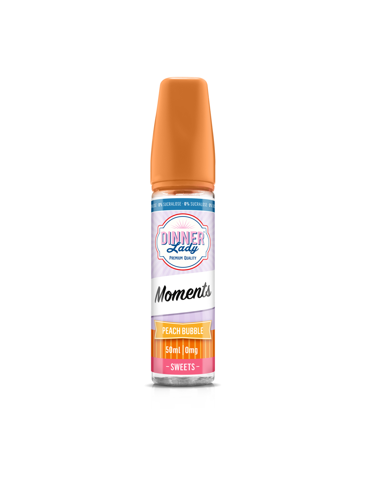 E LIQUIDE PEACH BUBBLE 50ML - DINNER LADY--alavape.com