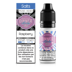 E LIQUIDE RASPBERRY 10ML SEL DE NICOTINE - DINNER LADY--alavape.com