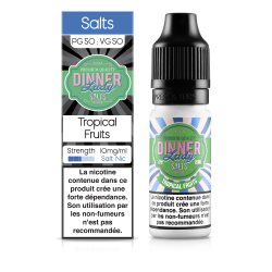 E LIQUIDE TROPICAL FRUITS 10ML SEL DE NICOTINE - DINNER LADY--alavape.com