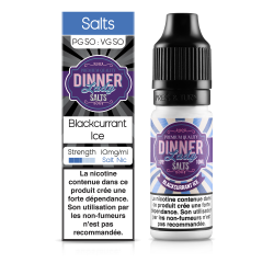 E LIQUIDE BLACKCURRANT ICE 10ML SEL DE NICOTINE - DINNER LADY--alavape.com