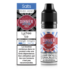 E LIQUIDE LYCHEE ICE 10ML SEL DE NICOTINE - DINNER LADY--alavape.com