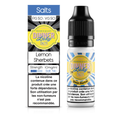 E LIQUIDE LEMON SHERBETS 10ML SEL DE NICOTINE - DINNER LADY--alavape.com