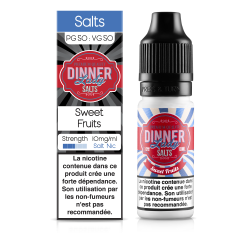E LIQUIDE SWEET FRUITS 10ML SEL DE NICOTINE - DINNER LADY--alavape.com