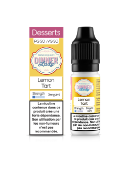 E LIQUIDE LEMON TART 10ML - DINNER LADY--alavape.com