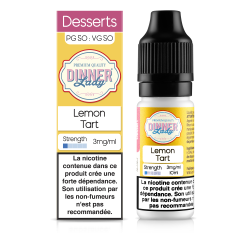 E LIQUIDE LEMON TART 10ML - DINNER LADY--alavape.com
