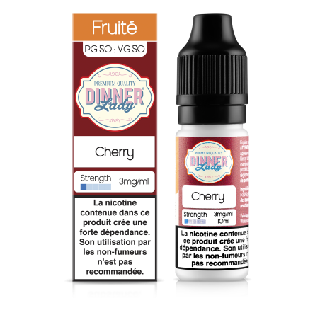 E LIQUIDE CHERRY 10ML - DINNER LADY--alavape.com