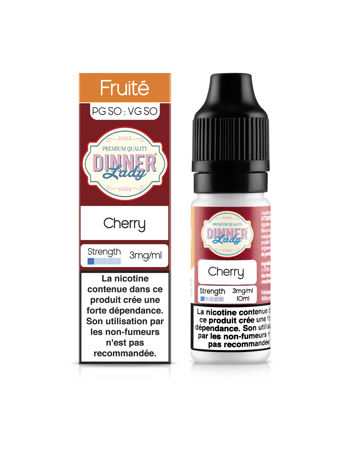 E LIQUIDE CHERRY 10ML - DINNER LADY--alavape.com