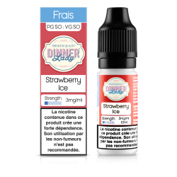 E LIQUIDE STRAWBERRY ICE 10ML - DINNER LADY--alavape.com