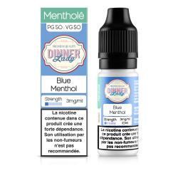 E LIQUIDE BLUE MENTHOL 10ML - DINNER LADY--alavape.com