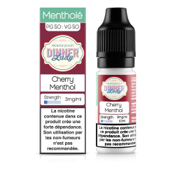 E LIQUIDE CHERRY MENTHOL 10ML - DINNER LADY--alavape.com