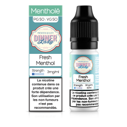 E LIQUIDE FRESH MENTHOL 10ML - DINNER LADY--alavape.com