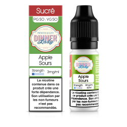 E LIQUIDE APPLE SOURS 10ML - DINNER LADY--alavape.com