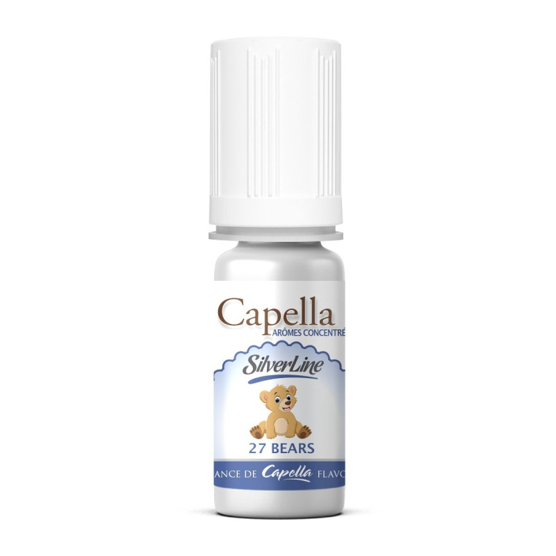 CONCENTRÉ 27 BEARS 10ML - CAPELLA SILVERLINE-DIY - Do It Yourself-alavape.com