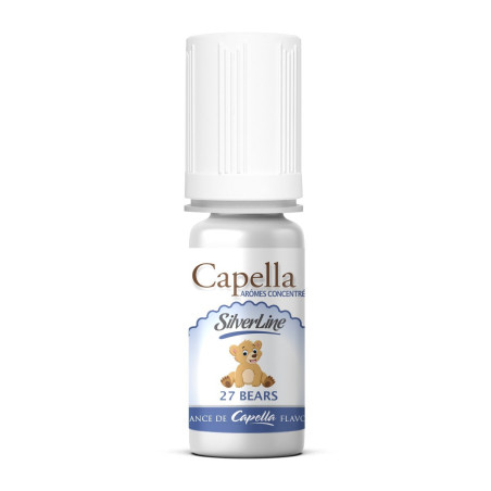 CONCENTRÉ 27 BEARS 10ML - CAPELLA SILVERLINE-DIY - Do It Yourself-alavape.com