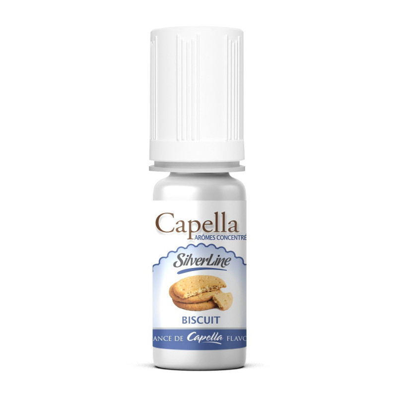 CONCENTRÉ BISCUIT 10ML - CAPELLA SILVERLINE-DIY - Do It Yourself-alavape.com