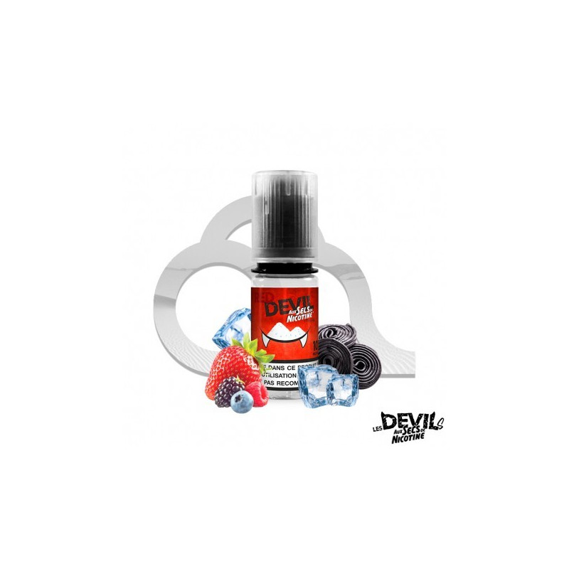 E LIQUIDE RED DEVIL SELS DE NICOTINE 10ML - AVAP--alavape.com