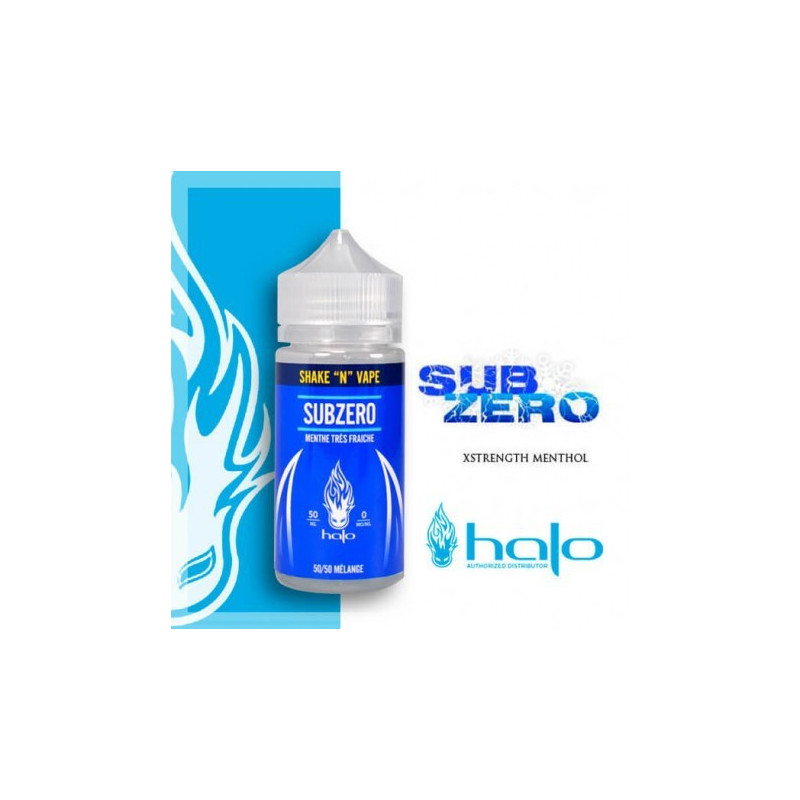 E LIQUIDE SUBZERO 50ML - HALO-Accueil-alavape.com