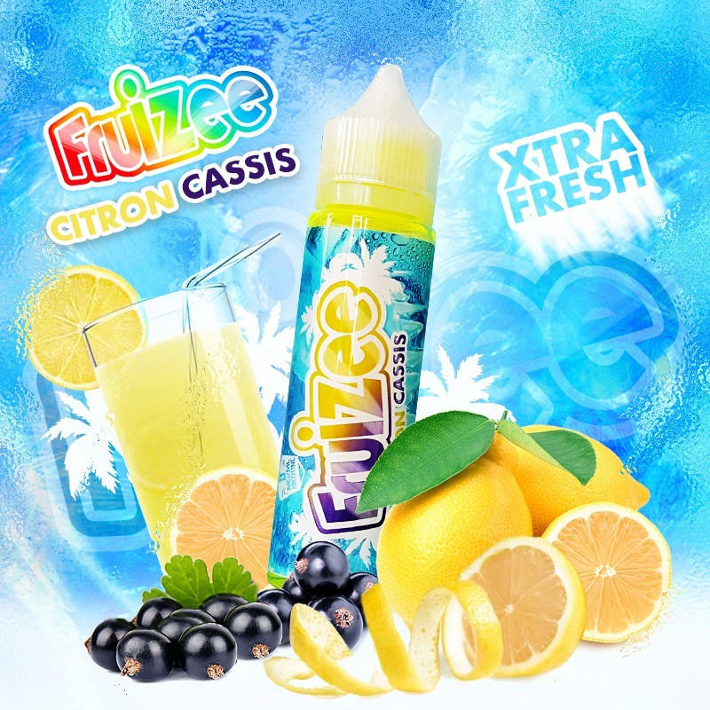 E LIQUIDE CITRON CASSIS 50ML - FRUIZEE--alavape.com