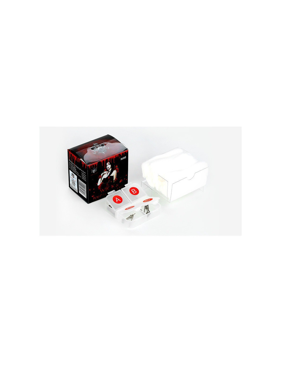 WICK AND RAGING FIRE COIL NI80 - DEMON KILLER-Ecigarettes-alavape.com