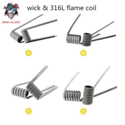WICK AND FLAME COIL 316L - DEMON KILLER-Ecigarettes-alavape.com