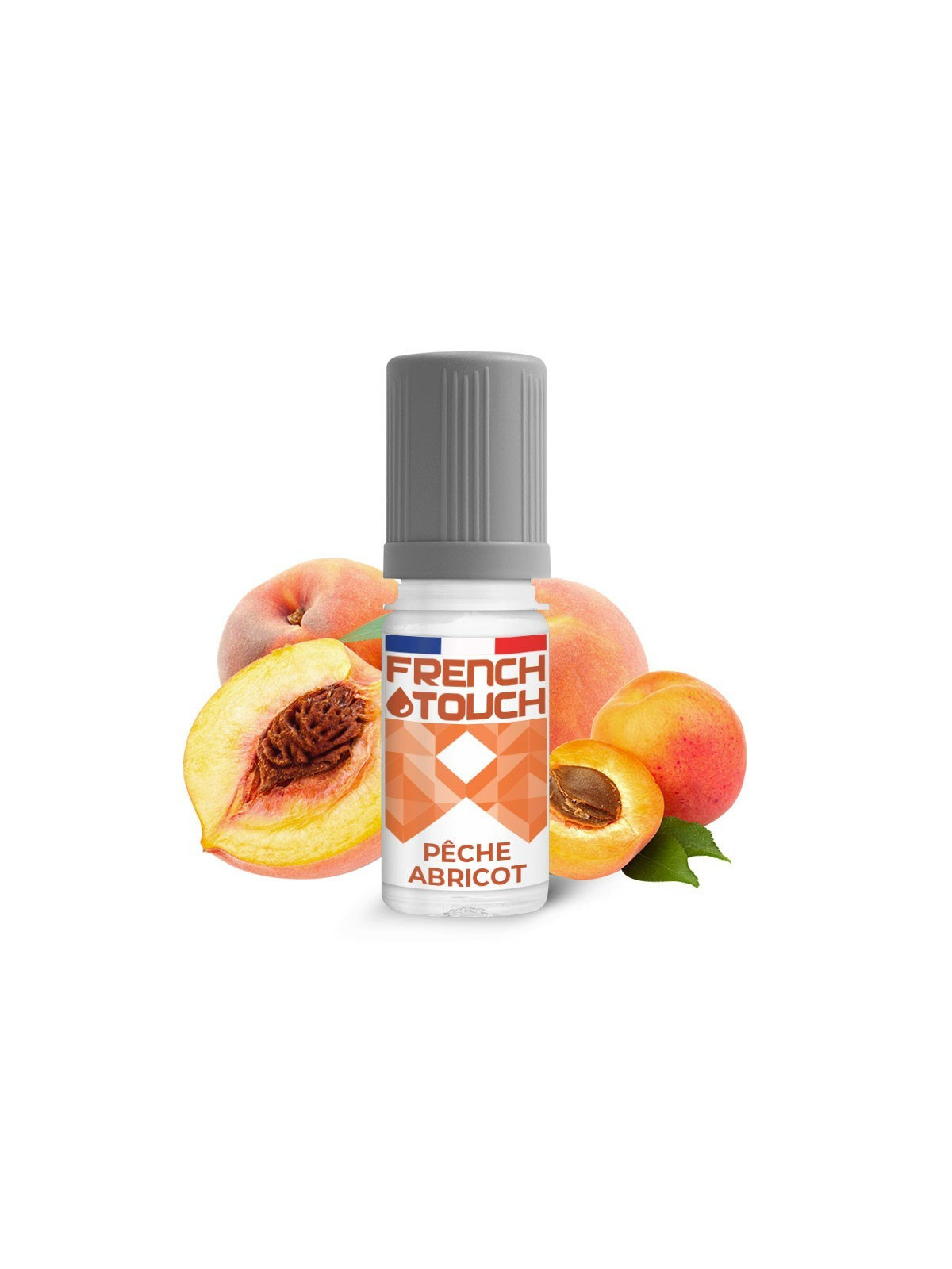 E LIQUIDE PECHE ABRICOT 10ML - FRENCH TOUCH--alavape.com