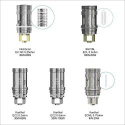 RÉSISTANCES EC / 5PCS- ELEAF-Ecigarettes-alavape.com