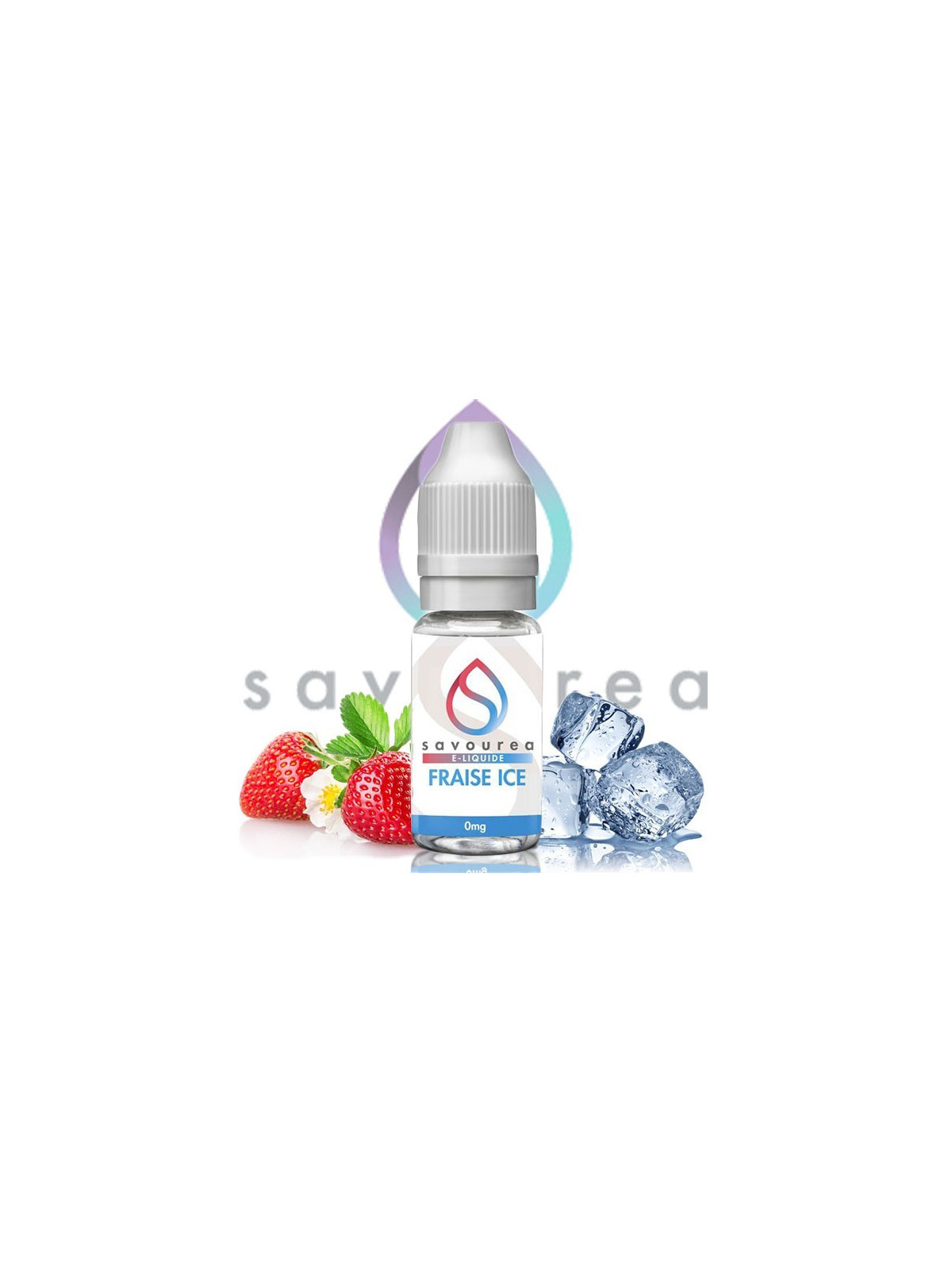 E LIQUIDE FRAISE ICE 10ML - SAVOUREA--alavape.com