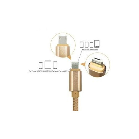 USB RÉVERSIBLE POUR ANDROID & IPHONE-Accessoires-alavape.com