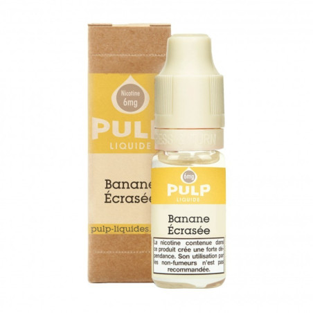 E LIQUIDE BANANE ECRASEE 10ML - PULP--alavape.com