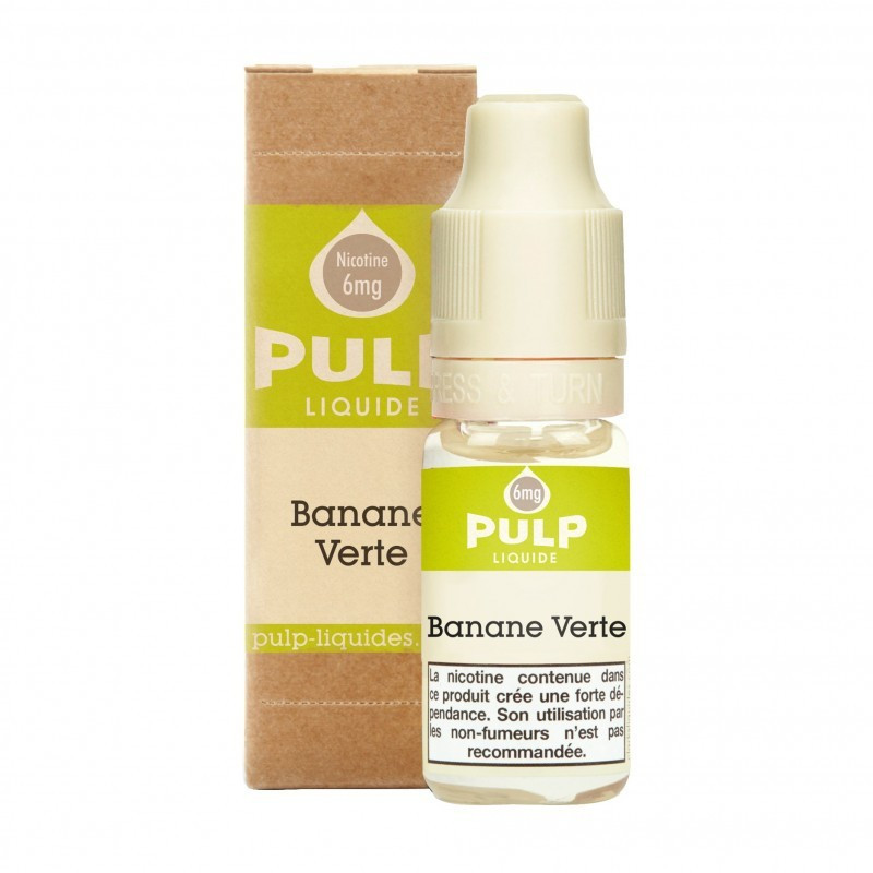 E LIQUIDE BANANE VERTE 10ML - PULP--alavape.com